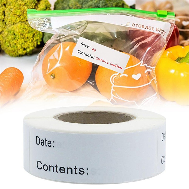 Food Storage Labels - Étiquette de stockage des aliments amovible