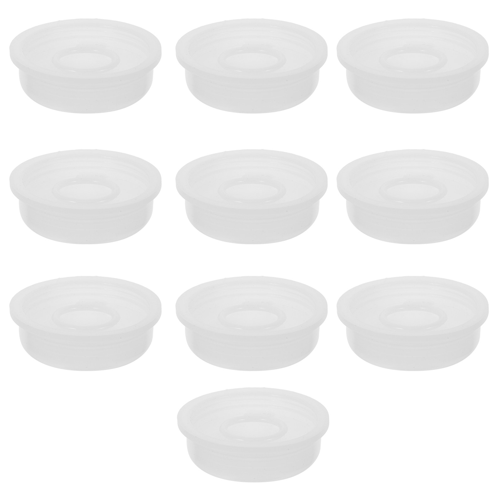 Food Storage Pet - Lot de 10 couvercles en plastique
