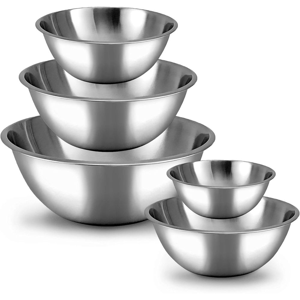 Food Storage 4 Quart - Ensemble de 5 bols à mélanger,