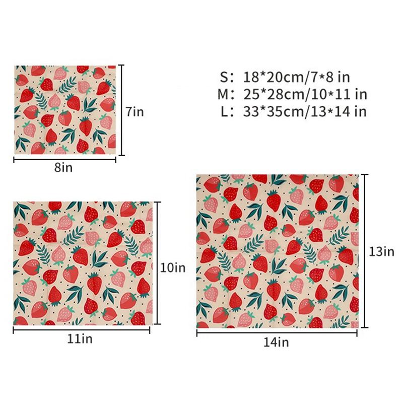Beeswax Food Wrap - Emballage alimentaire en cire d'abeille, emballage