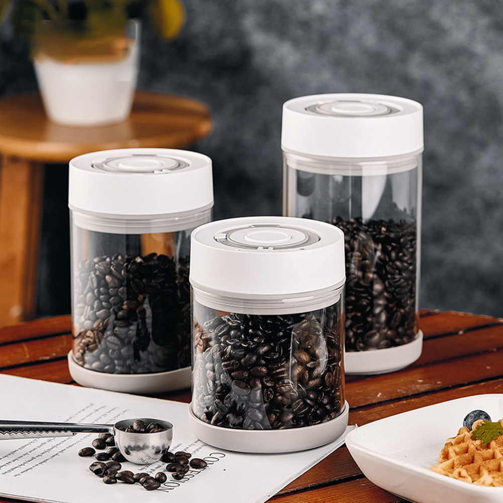Food Storage Kitchen Container Set - Bocal à café en verre résistant