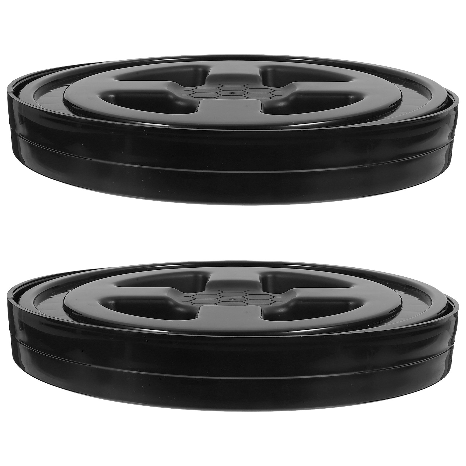 Food Storage Pet - 2 pièces de couvercles de seau