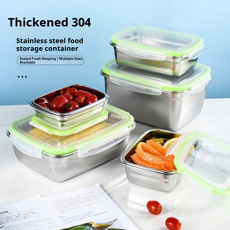 Food Storage Dispenser - Boîte à déjeuner en acier inoxydable