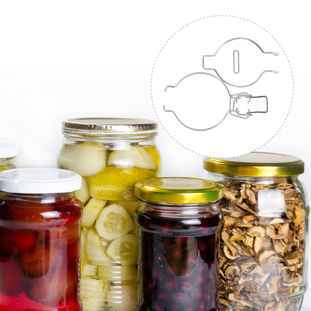 Food Storage Jar Glass - Lot de 12 pinces à ressort