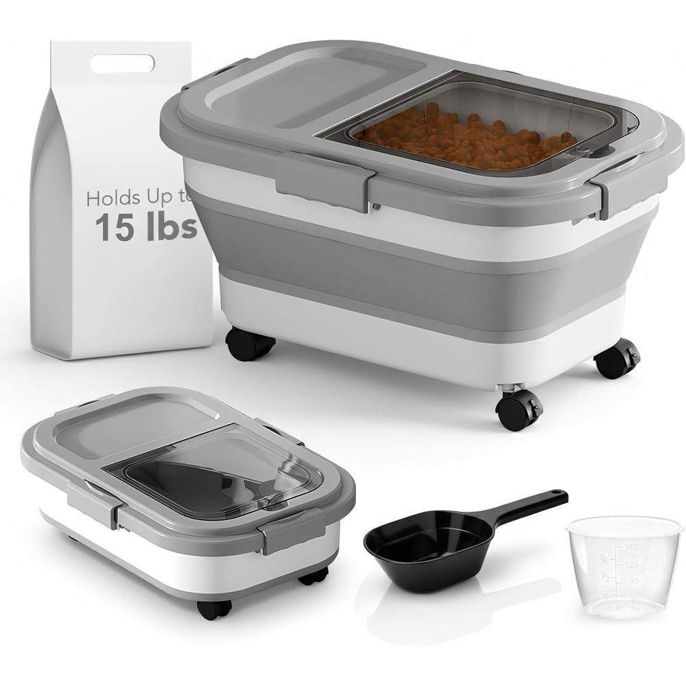 Food Storage Pet - Conteneur de stockage d'aliments pour chien/chat