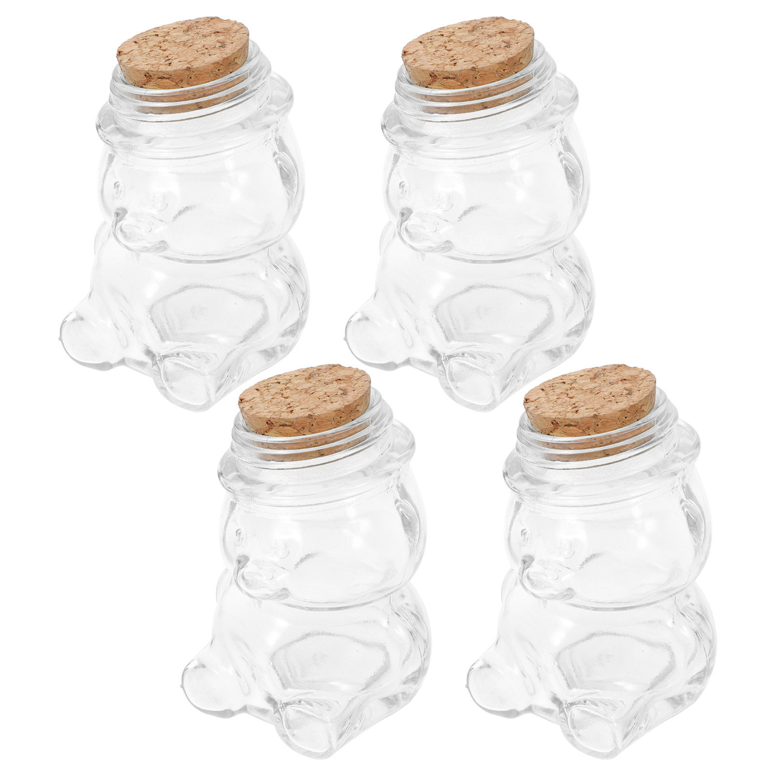 Food Storage Jar Glass - Ensemble de pots à bonbons en