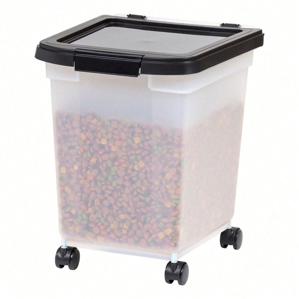 Food Storage Pet - Seau de rangement en plastique transparent