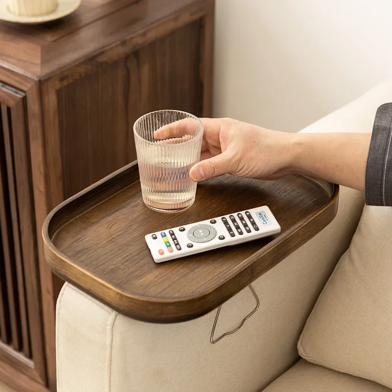 Food Storage Rack - Table d'appoint à clipser pour canapé,