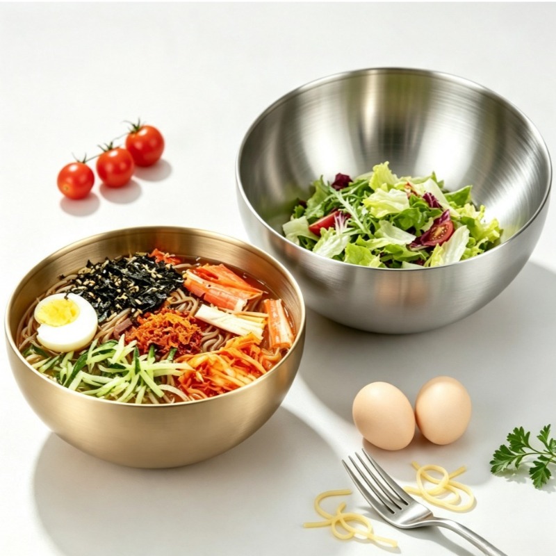 Food Storage Eco Friendly - Bols à mélanger en acier inoxydable,