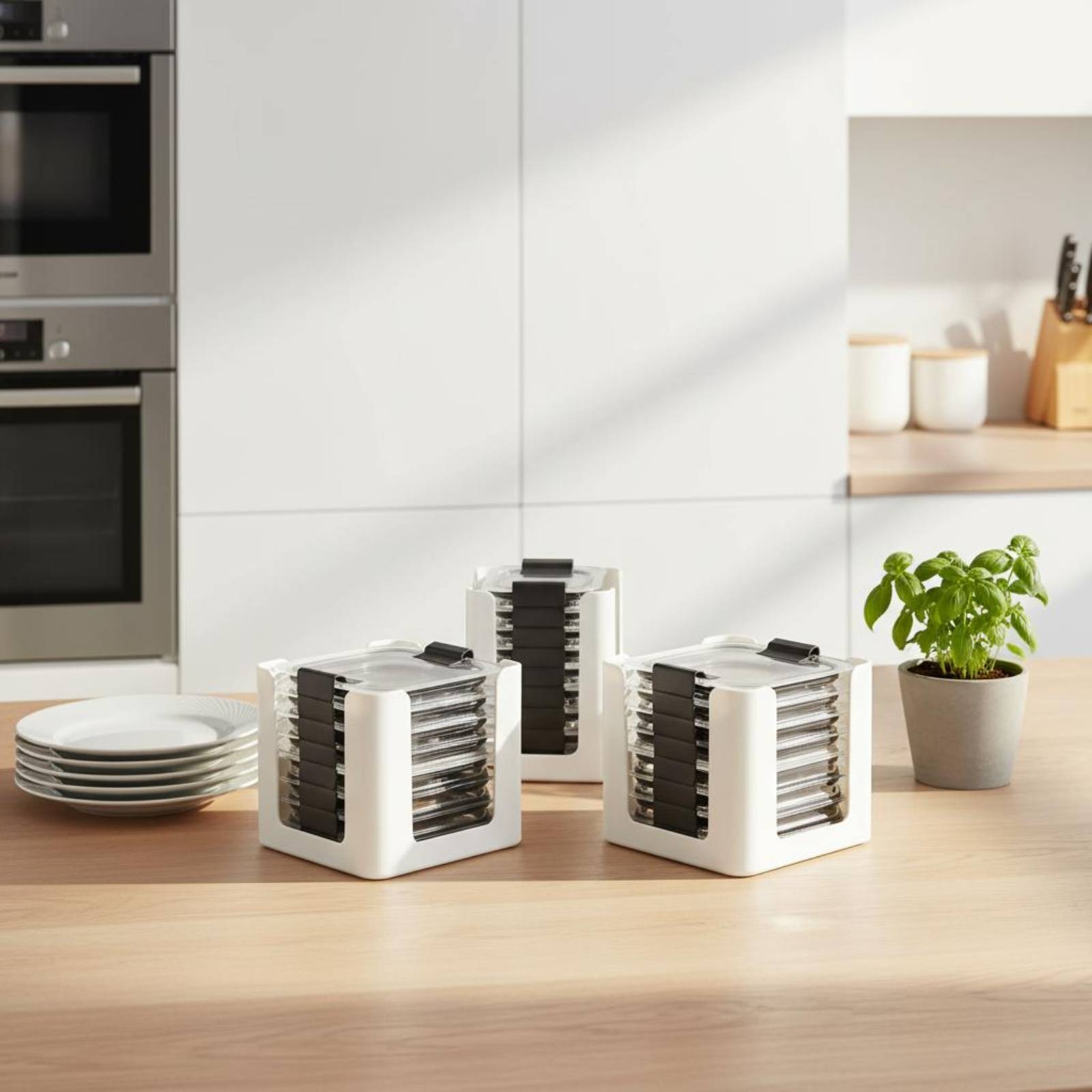 Food Storage Rack - Lot de 3 supports de rangement