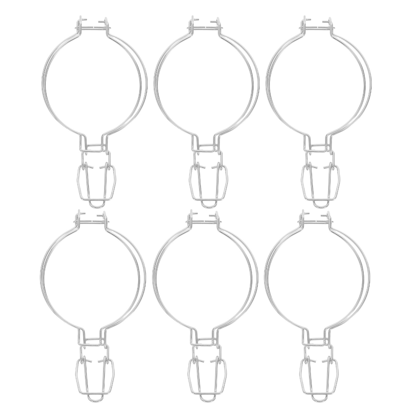 6 pièces de fermoirs à pressio - Food Storage Jar Glass avis et prix