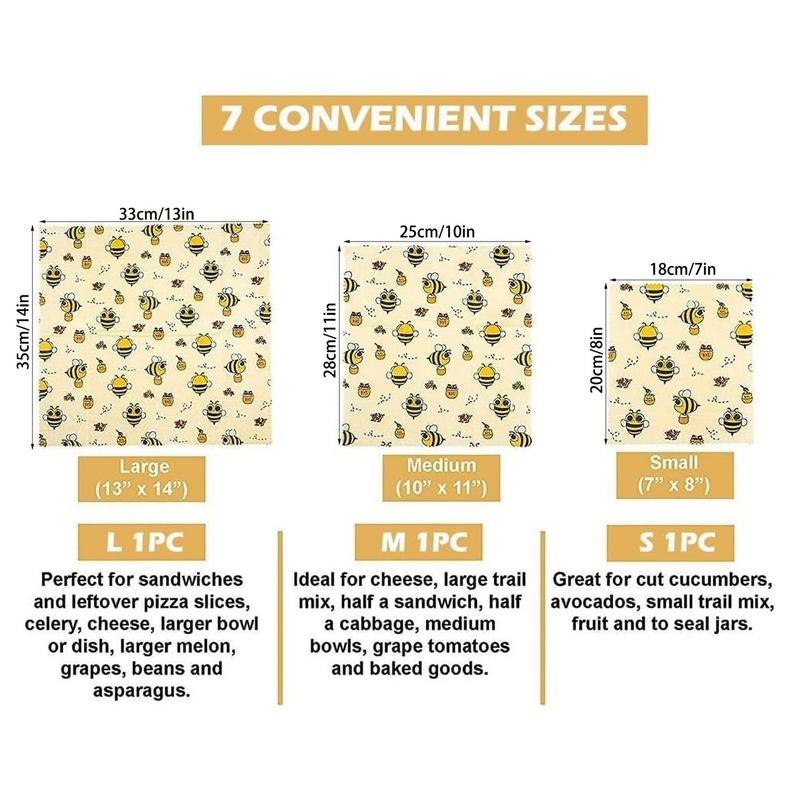 Tissu de conservation des alim - Beeswax Food Wrap avis et prix