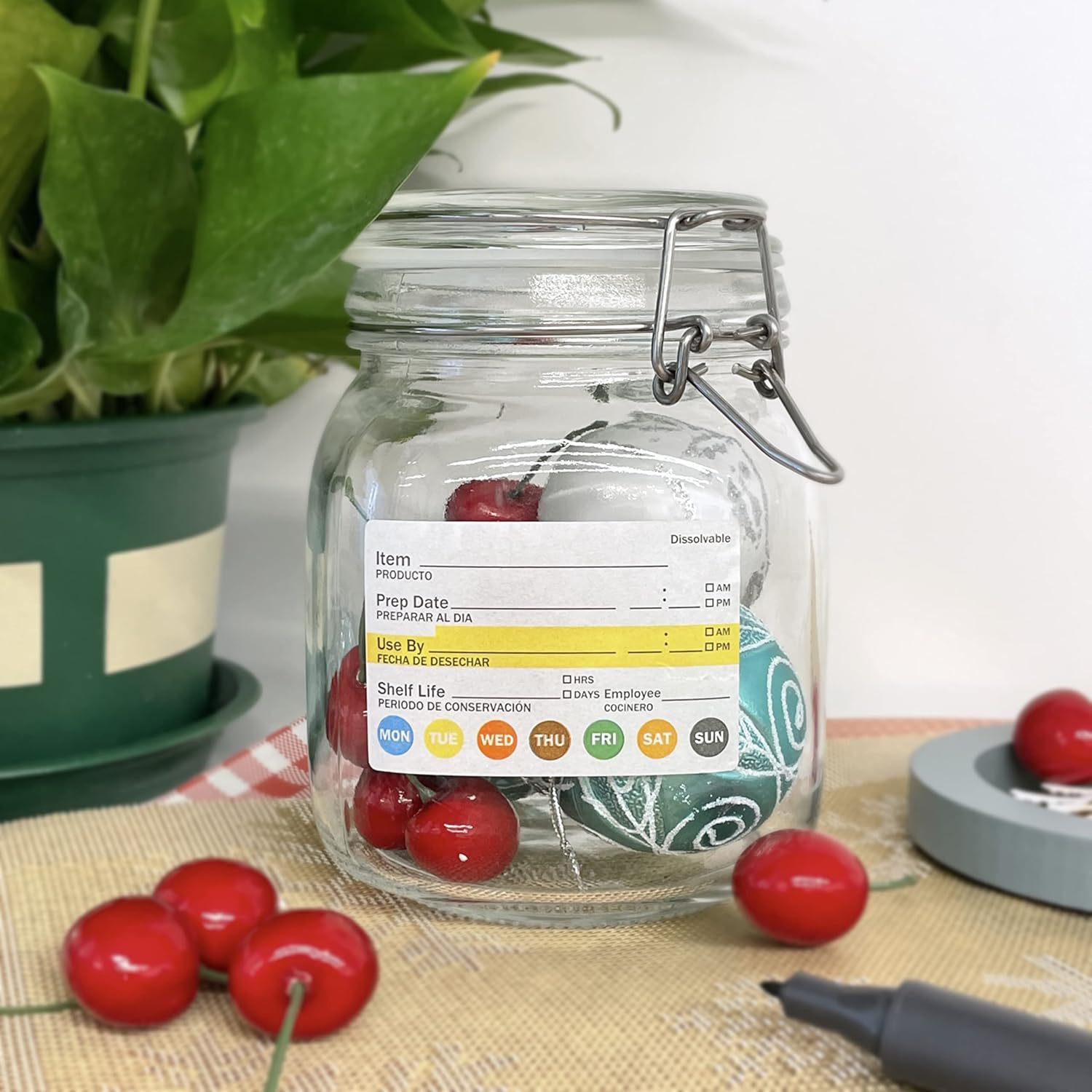250 étiquettes alimentaires pa - Food Storage Labels avis et prix