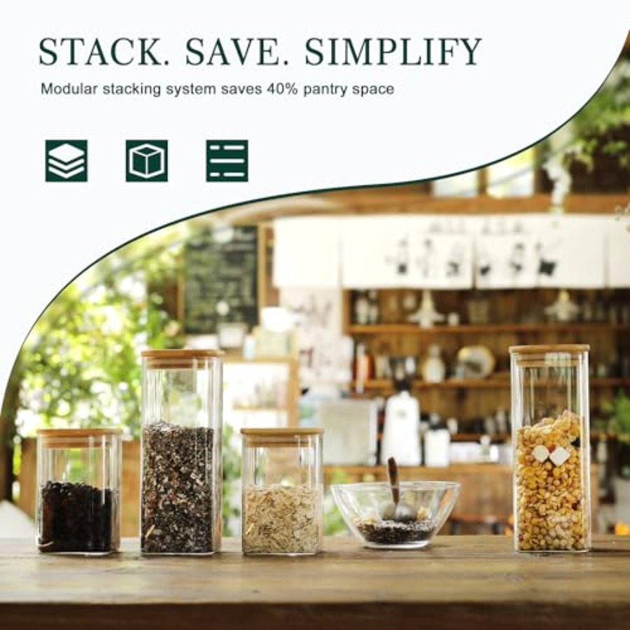 Lot de 12 bocaux de conservati - Food Storage Jar Glass avis et prix
