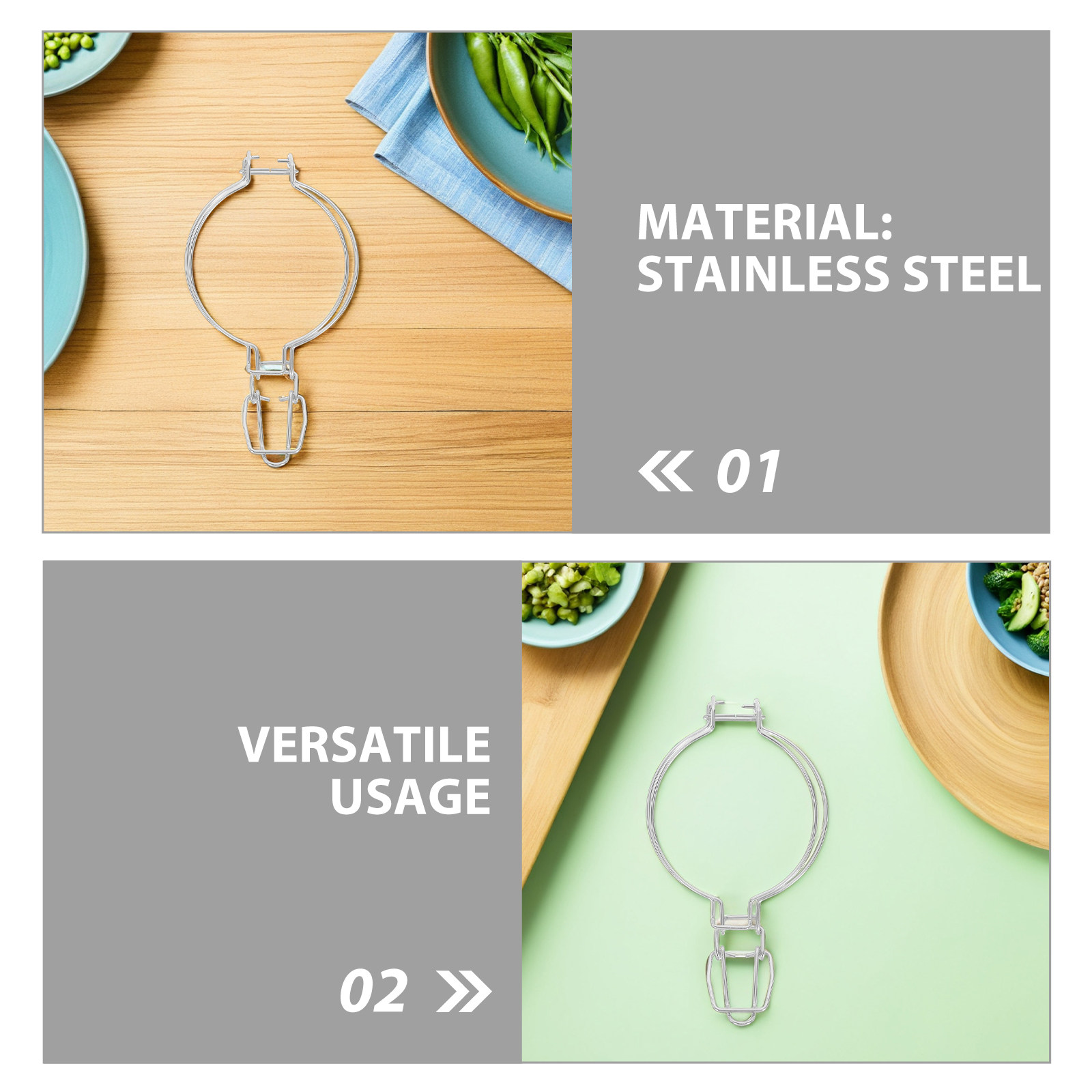 6 pièces de boucles de fermetu - Food Storage Jar Glass avis et prix
