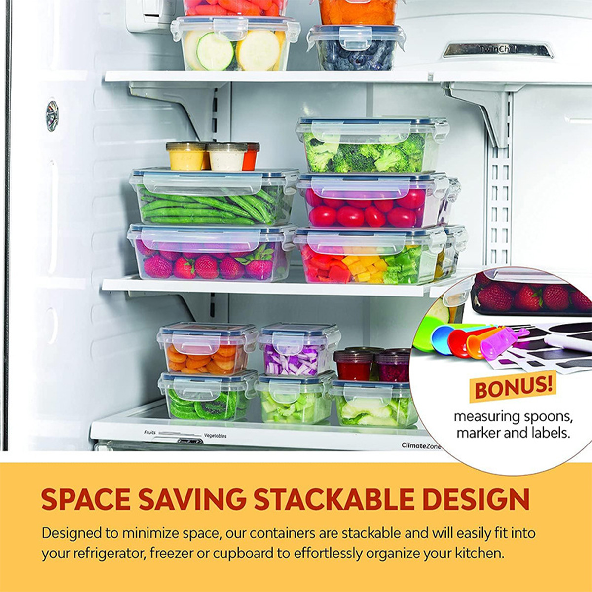 24 pièces/ensemble boîte de st - Food Storage Kitchen Container Set avis et prix