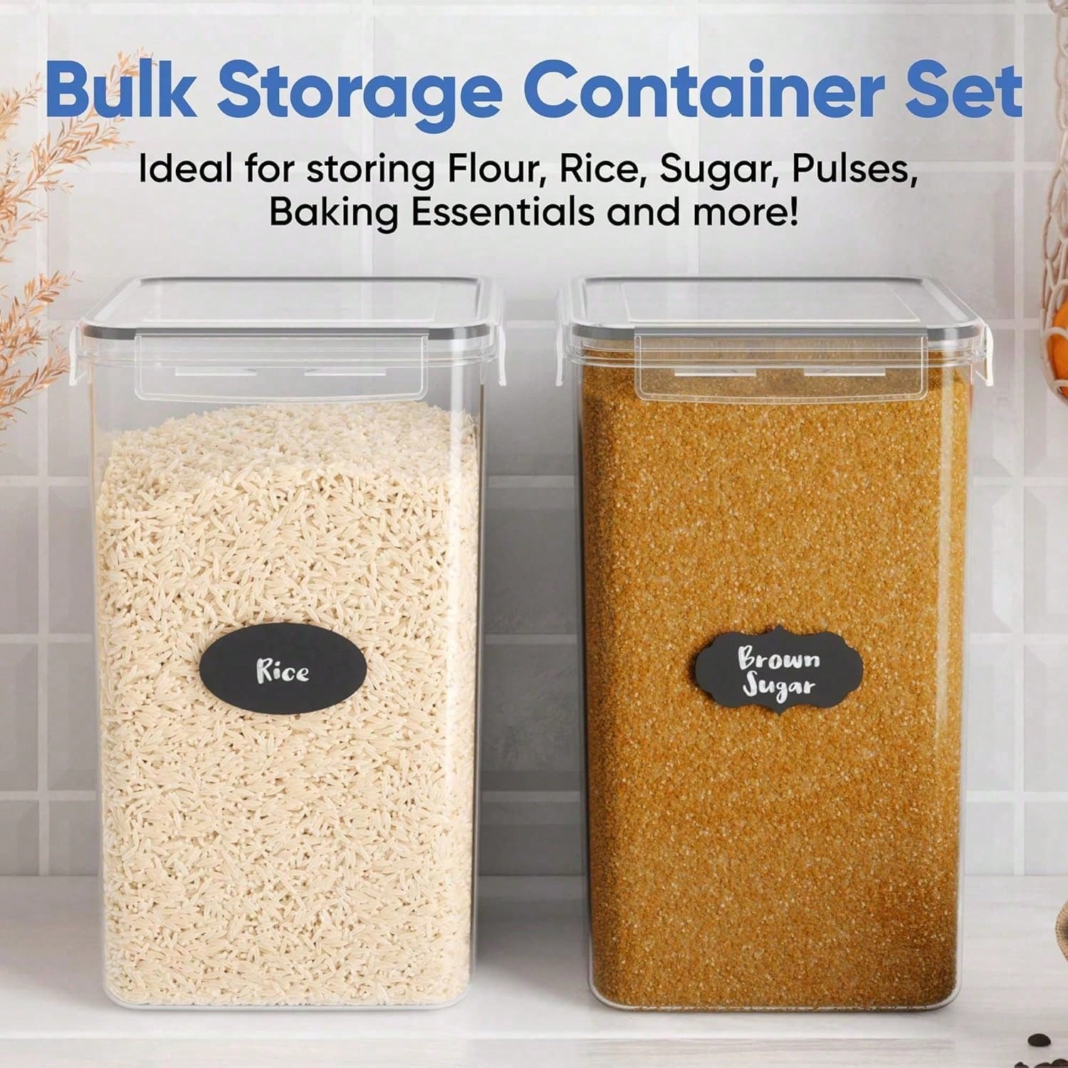 Grands contenants de stockage  - Food Storage Labels avis et prix
