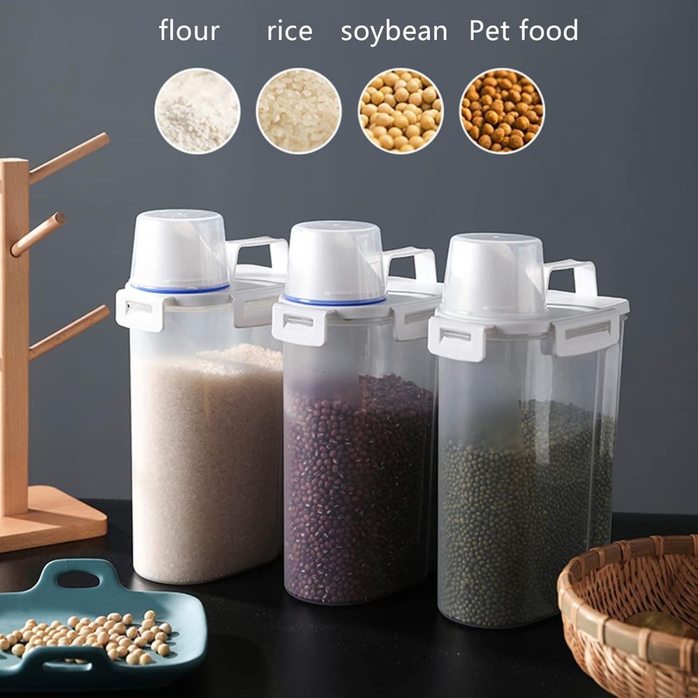 Lot de 4 contenants hermétique - Food Storage Dispenser avis et prix