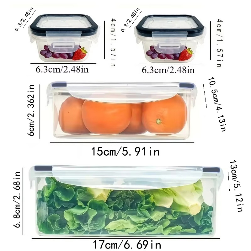 Ensemble de 8 pièces comprenan - Food Storage Kitchen Container Set avis et prix