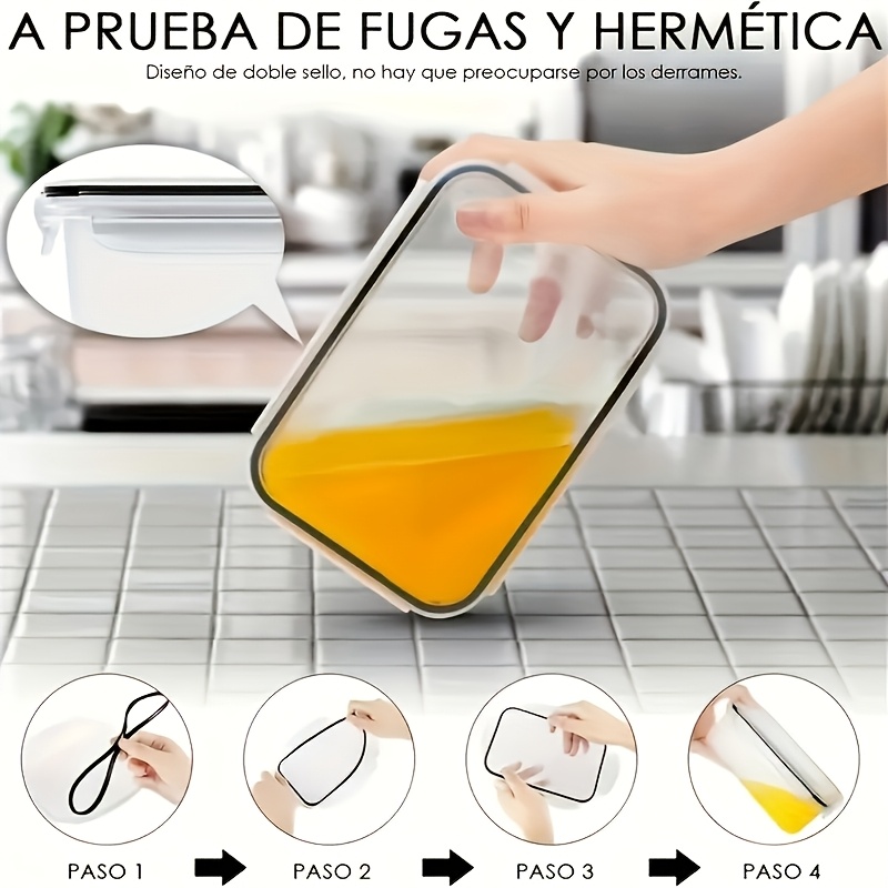 Ensemble de 8 pièces comprenan - Food Storage Kitchen Container Set avis et prix