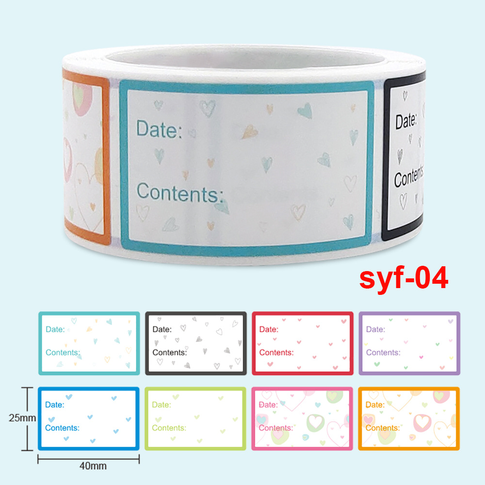 Étiquette autocollante auto-ad - Food Storage Labels avis et prix