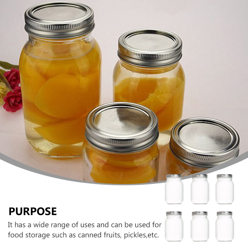 6 pots en verre ronds transpar - Food Storage Jar Glass avis et prix