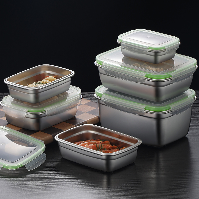 Boîte à déjeuner en acier inox - Food Storage Dispenser avis et prix
