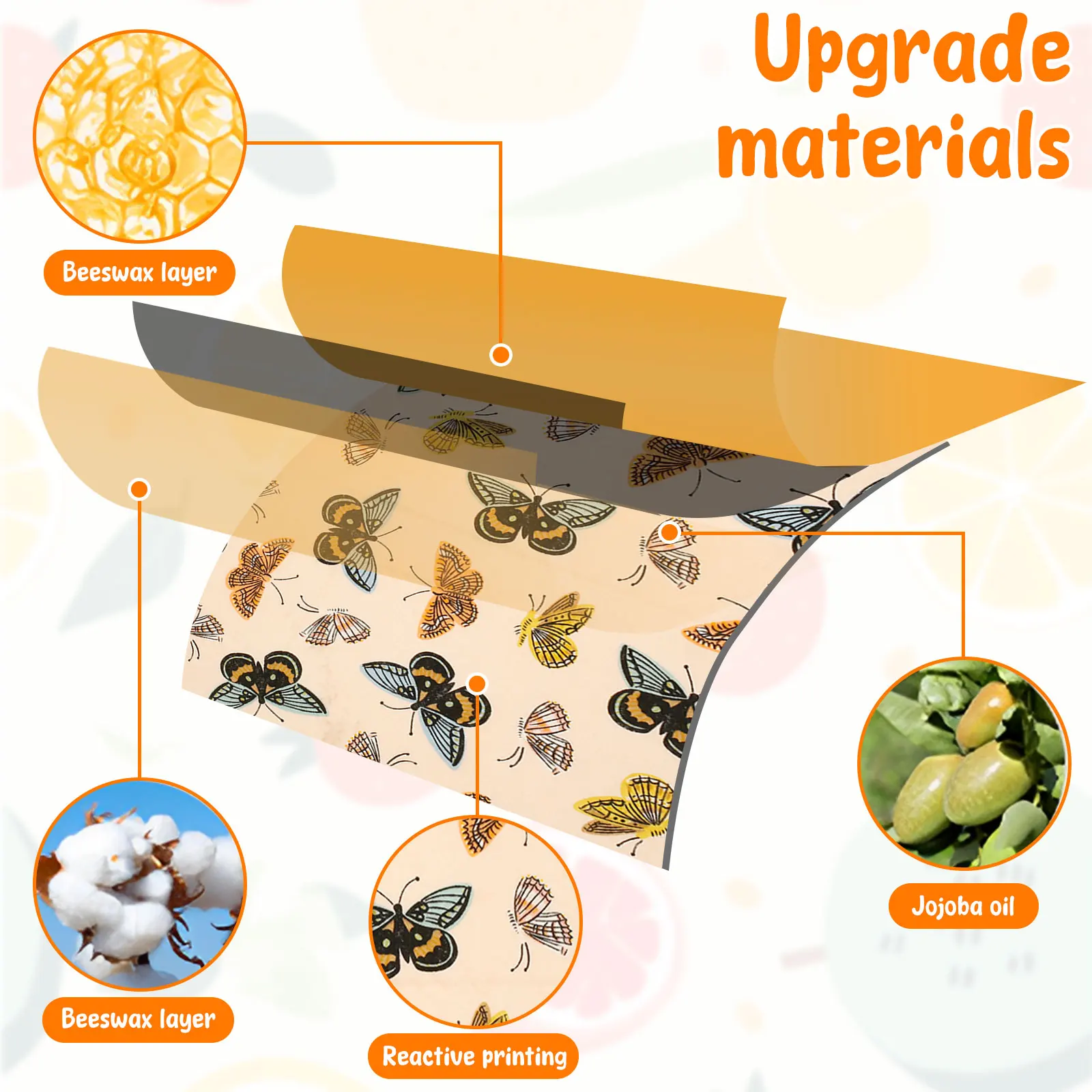 Ensemble de 11 emballages alim - Beeswax Food Wrap avis et prix