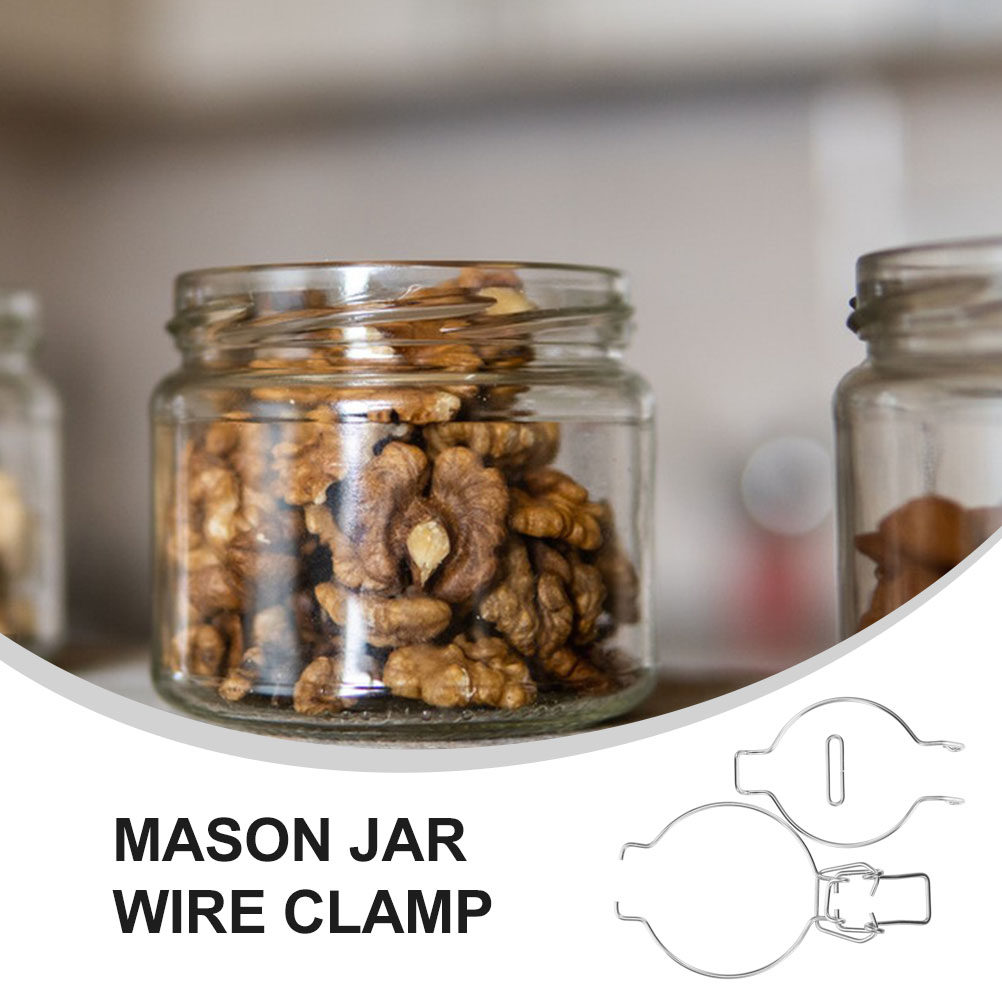 Lot de 12 pinces à ressort en  - Food Storage Jar Glass avis et prix