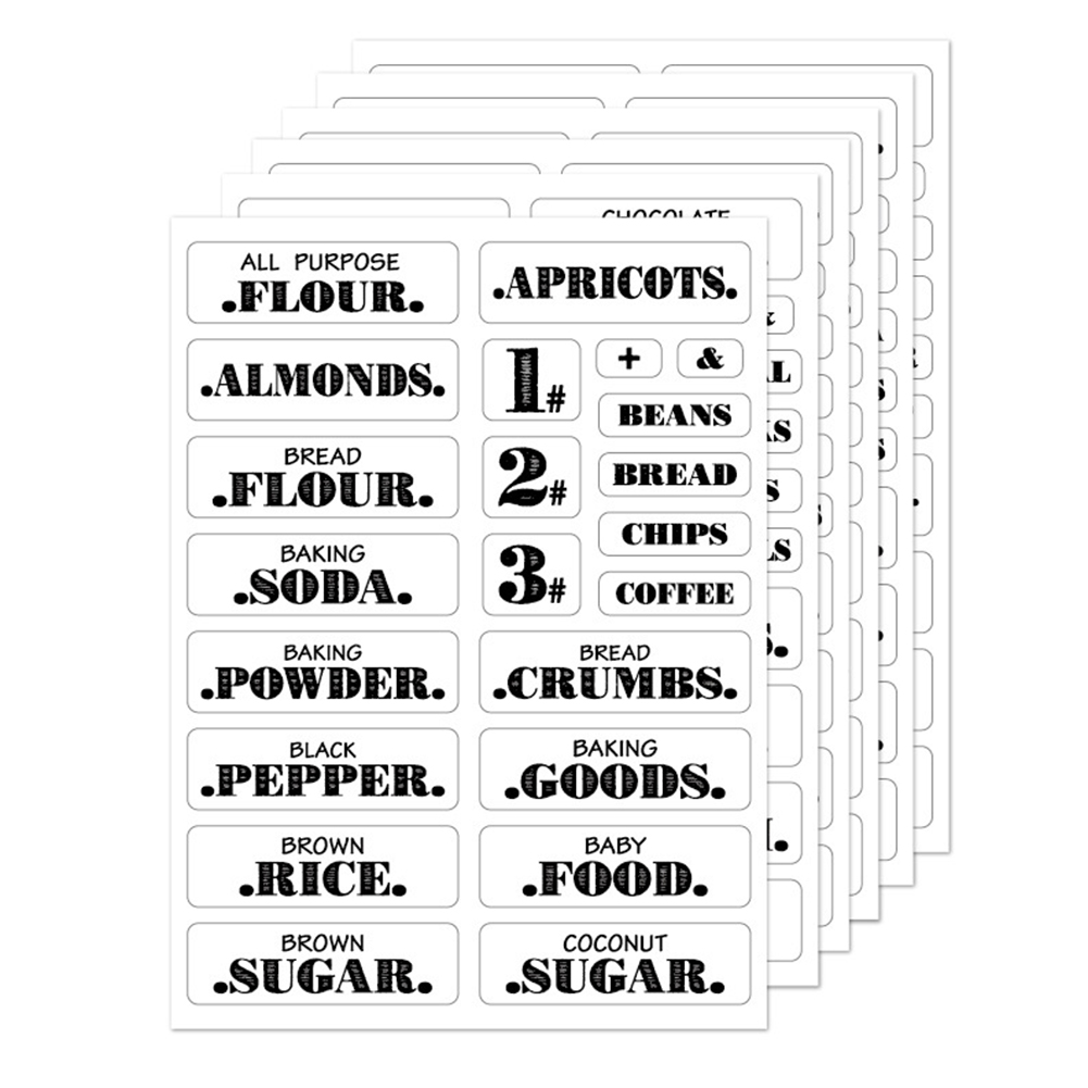 132pcs Cuisine Autocollants Al - Food Storage Labels avis et prix