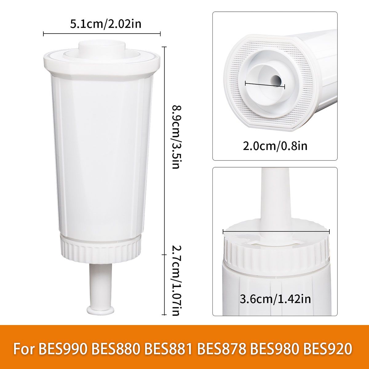 Filtre à eau BES880 utilisé po - Breville Espresso Barista Touch avis et prix